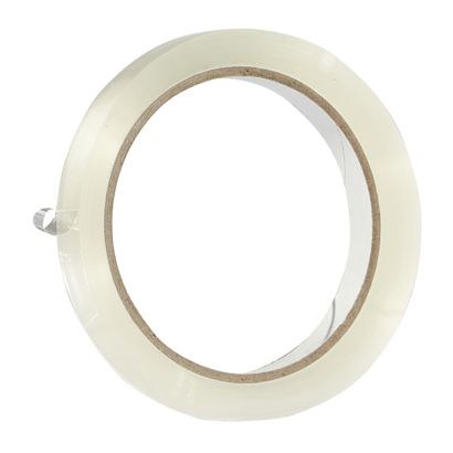 Lepicí páska transparentní, PP, tiché odvíjení 12 mm